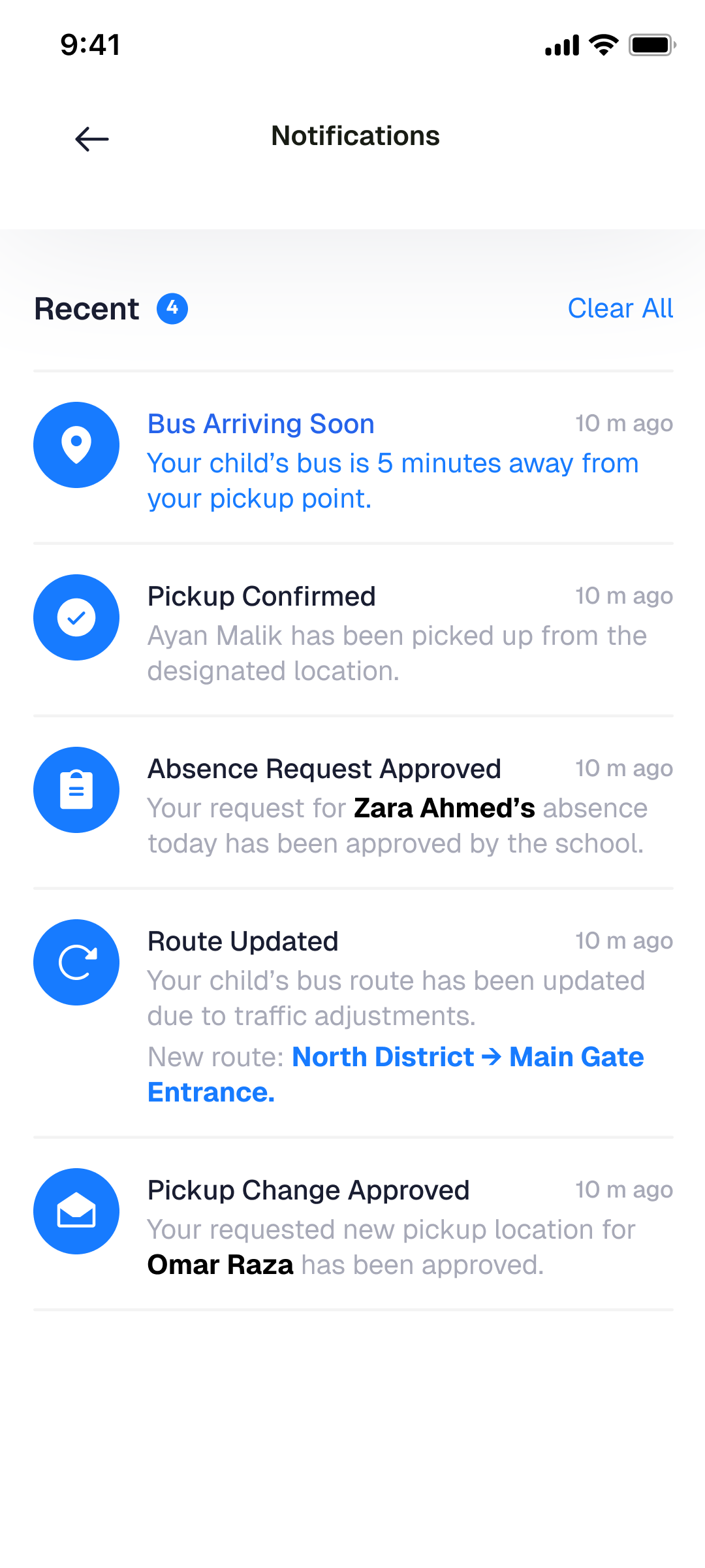 Automated Attendance — Parent